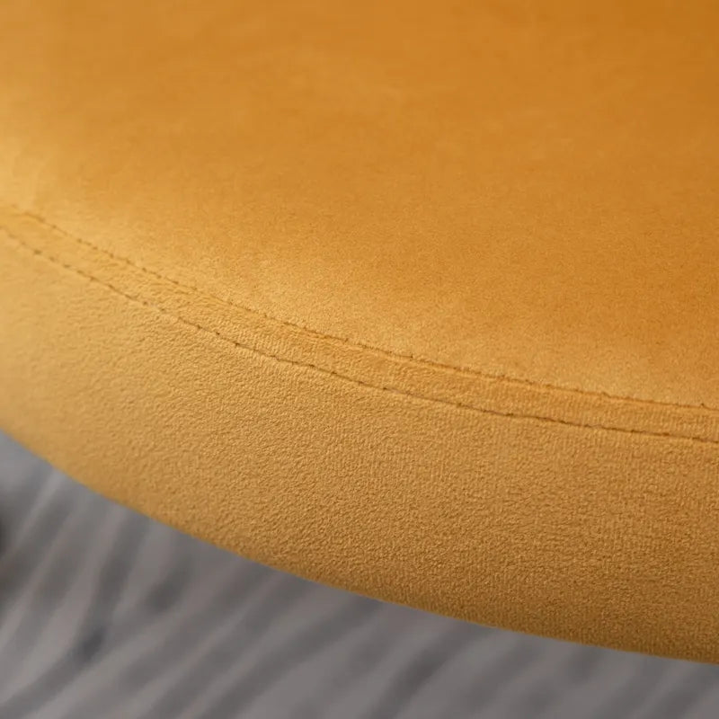 Roundhill Furniture Amoa Contemporary 5-Piece Dining Set, White Round Table and 4 Chairs