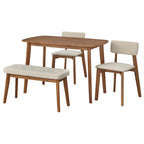 Simple Living 4-Piece Nettie Solid Wood Dining Set
