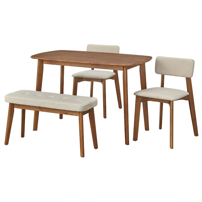 Simple Living 4-Piece Nettie Solid Wood Dining Set