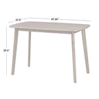 Simple Living 4-Piece Nettie Solid Wood Dining Set