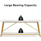 70.9 Inches Long Narrow Sofa Table Behind Couch for Entryway