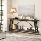 70.9 Inches Long Narrow Sofa Table Behind Couch for Entryway