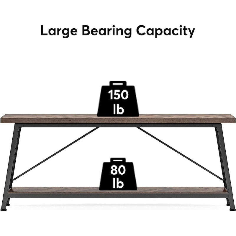 70.9 Inches Long Narrow Sofa Table Behind Couch for Entryway