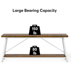 70.9 Inches Long Narrow Sofa Table Behind Couch for Entryway