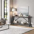 70.9 Inches Long Narrow Sofa Table Behind Couch for Entryway