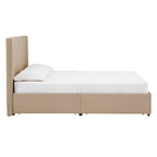 Arlert V-Channel Headboard Storage Platform Bed by iNSPIRE Q Modern
