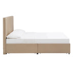 Arlert V-Channel Headboard Storage Platform Bed by iNSPIRE Q Modern