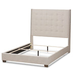 Copper Grove Tarahne Contemporary Fabric Upholstered Bed