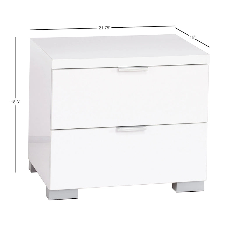 Porch & Den Jefferson High Gloss Nightstand