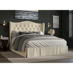 Riley Tufted Upholstered Platform Bed