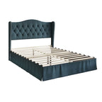 Riley Tufted Upholstered Platform Bed