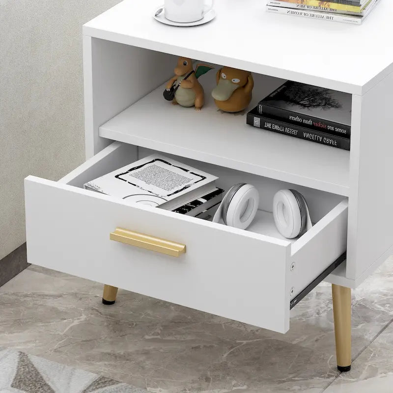Kerrogee Modern 1-drawer Nightstand