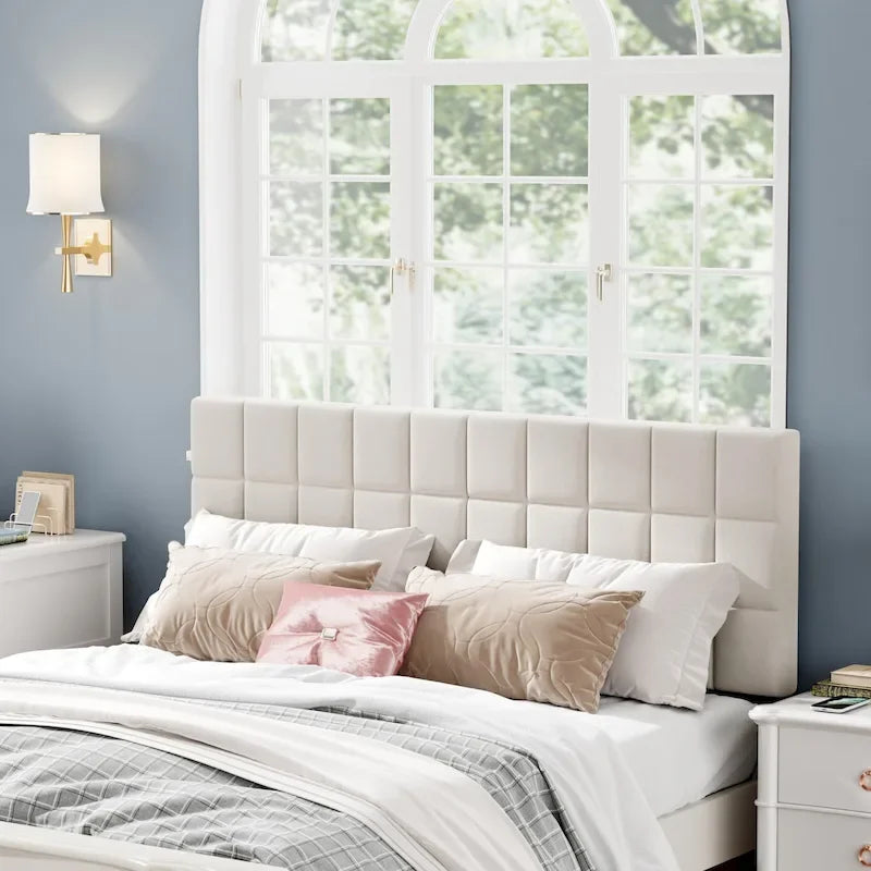 Headboard Queen Foldable Upholstered Headboard for Queen