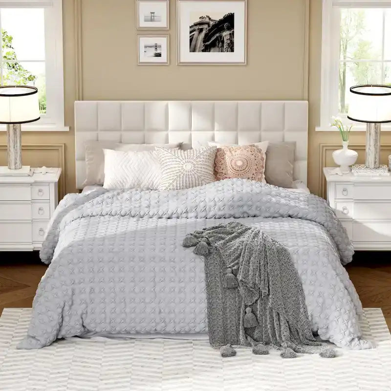 Headboard Queen Foldable Upholstered Headboard for Queen