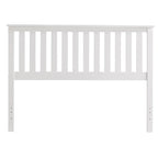 Hammersley Mission Slatted White Wood Headboard by iNSPIRE Q Classic
