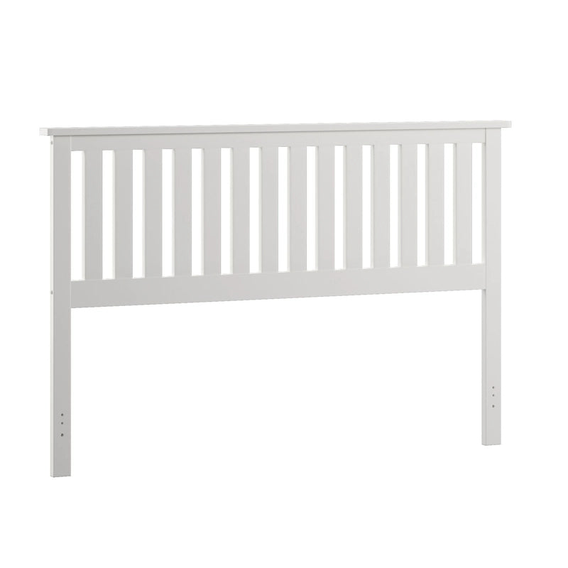 Hammersley Mission Slatted White Wood Headboard by iNSPIRE Q Classic