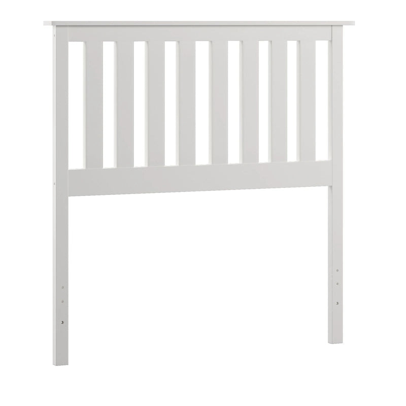 Hammersley Mission Slatted White Wood Headboard by iNSPIRE Q Classic