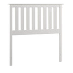 Hammersley Mission Slatted White Wood Headboard by iNSPIRE Q Classic