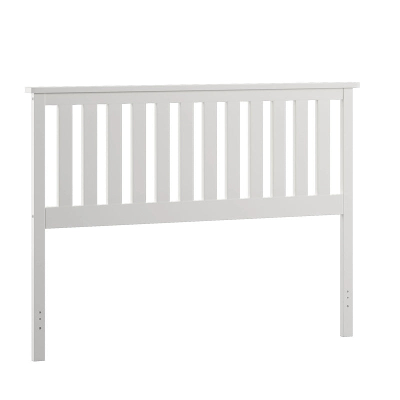 Hammersley Mission Slatted White Wood Headboard by iNSPIRE Q Classic