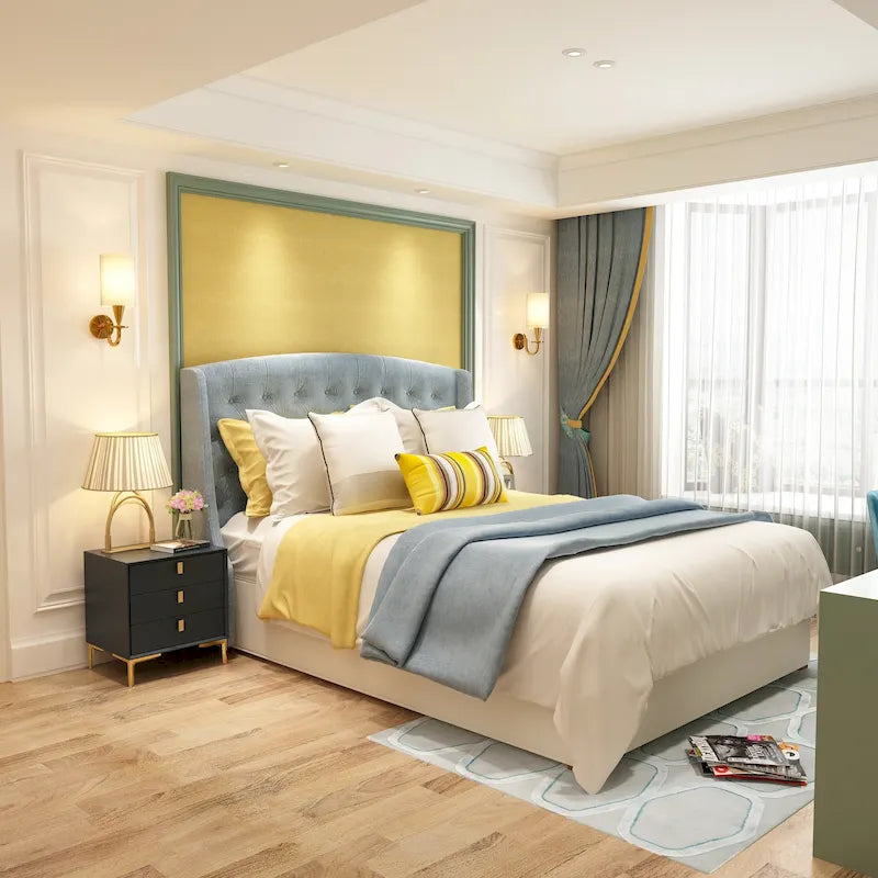 Timechee 3-Drawer Nightstand End Table Bedside Table