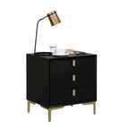 Timechee 3-Drawer Nightstand End Table Bedside Table
