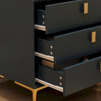 Timechee 3-Drawer Nightstand End Table Bedside Table