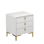 Timechee 3-Drawer Nightstand End Table Bedside Table