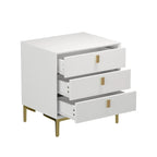 Timechee 3-Drawer Nightstand End Table Bedside Table