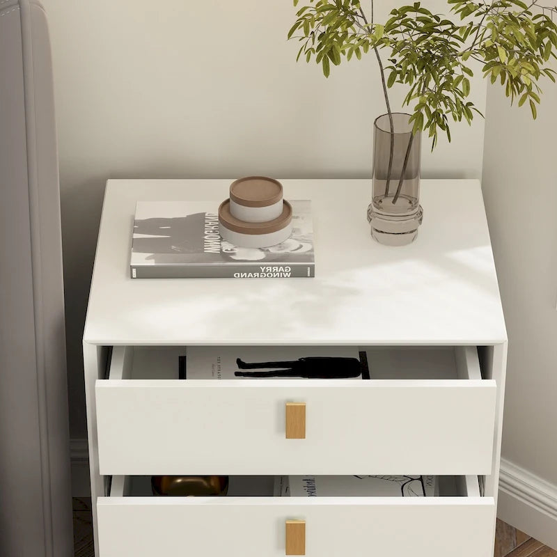 Timechee 3-Drawer Nightstand End Table Bedside Table