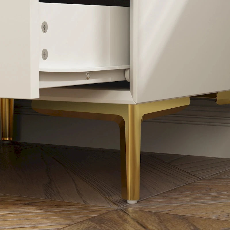 Timechee 3-Drawer Nightstand End Table Bedside Table