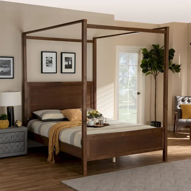 Copper Grove Atabae Platform Canopy Bed