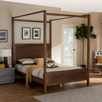 Copper Grove Atabae Platform Canopy Bed