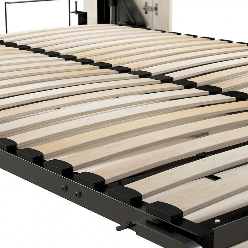 Bestar Lumina 68W Queen Murphy Bed with Desk for Guest Room