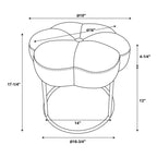 Bonnie Vanity Flower Stool