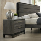 Roundhill Furniture Ioana 187 Antique Grey Wood 6-piece King-size Bedroom Set