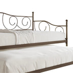 CraftPorch Contemporary Twin Size Metal Daybed with Trundle