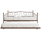 CraftPorch Contemporary Twin Size Metal Daybed with Trundle