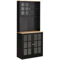 HOMCOM 72-inch Transitional Kitchen Cabinet Pantry