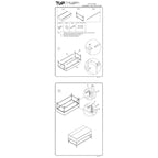 Audrey 45 inch Lift Top Mango Wood Rectangular Coffee Table - Wood and Metal, Natural Brown and Black