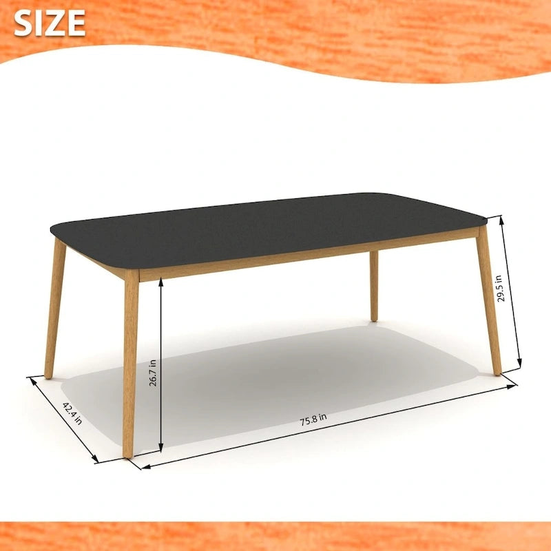 Midtown Concept 7pc FSC Certified Wood Indoor Dining Room Set