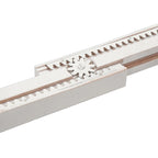 Magnolia Manor Antique White Weathered Bark 5 Piece Gathering Table Set