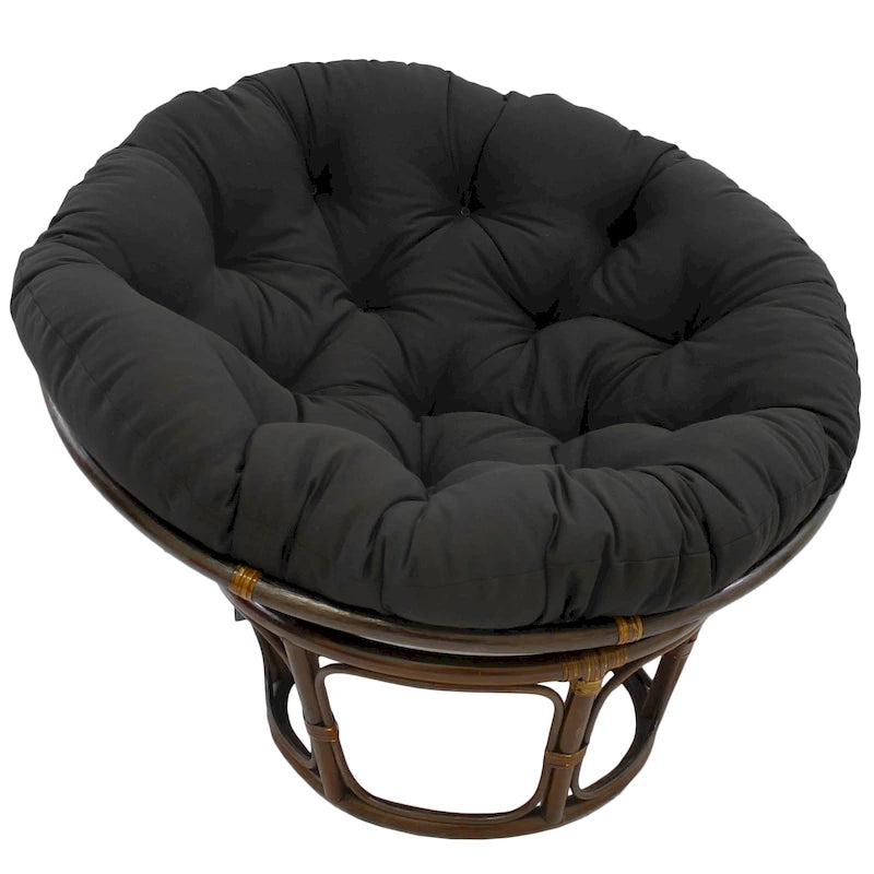48-inch Solid Twill Papasan Cushion (Cushion Only)
