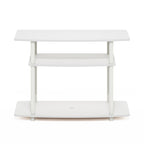 Furinno Turn-N-Tube No Tools 3-Tier TV Stands, Columbia Walnut/Black