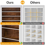 9 Tiers Tall Shoe Storage Rack Cabinet with Open Shelf for Entryway