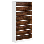 9 Tiers Tall Shoe Storage Rack Cabinet with Open Shelf for Entryway