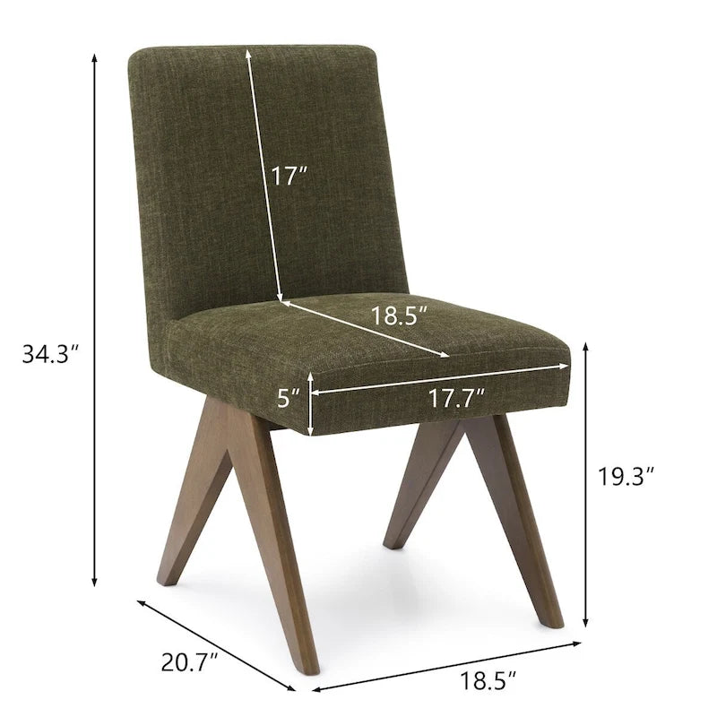 Mid Century Modern Dining Chair (Set of 2)