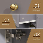 Bookcase Storage Cabinet Lacquered Buffet Sideboard Dresser