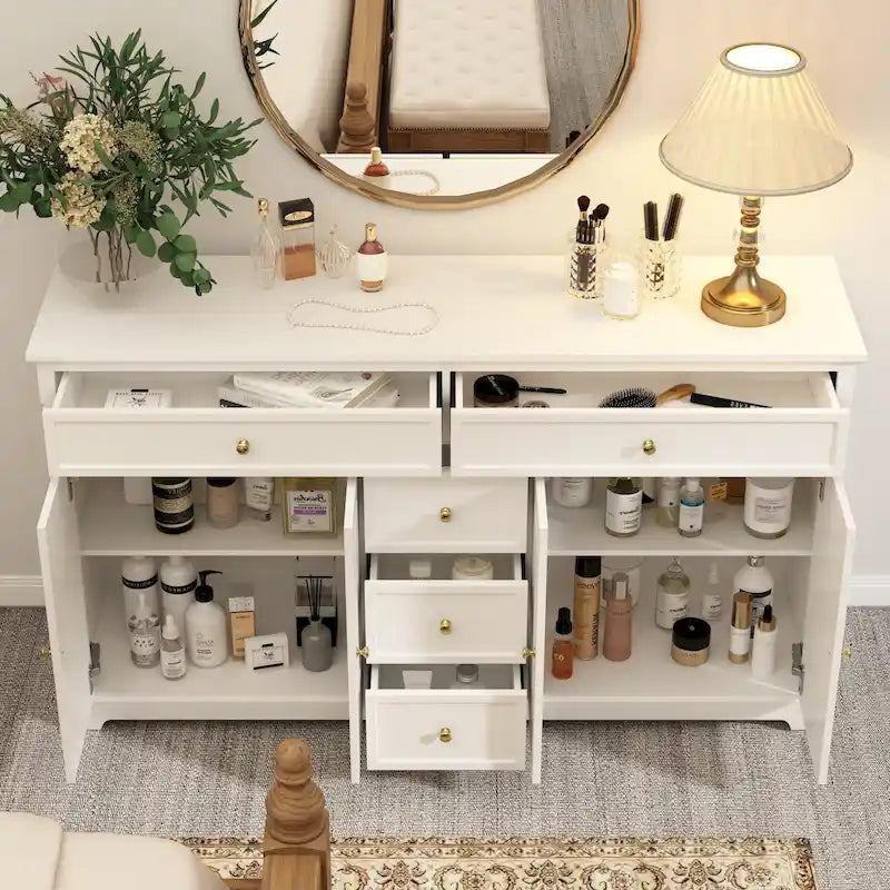 Bookcase Storage Cabinet Lacquered Buffet Sideboard Dresser