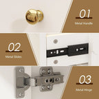 Bookcase Storage Cabinet Lacquered Buffet Sideboard Dresser