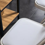 Elegant Foldable Iron & PVC Chairs for Convention & Exhibition White